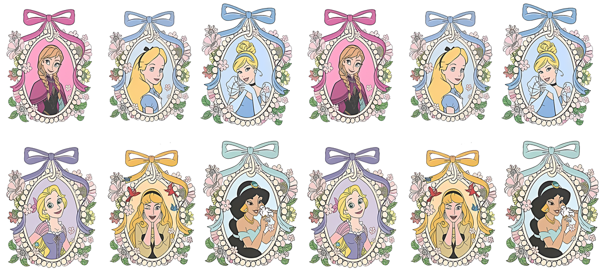 Reinos de Princesas Mágicas para Vasos Snowglobe de 16 oz (Disney Princess)