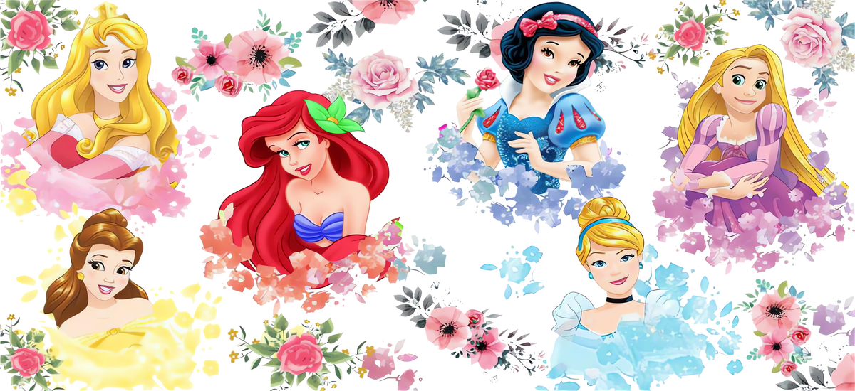 Reinos de Princesas Mágicas para Vasos Snowglobe de 16 oz (Disney Princess)