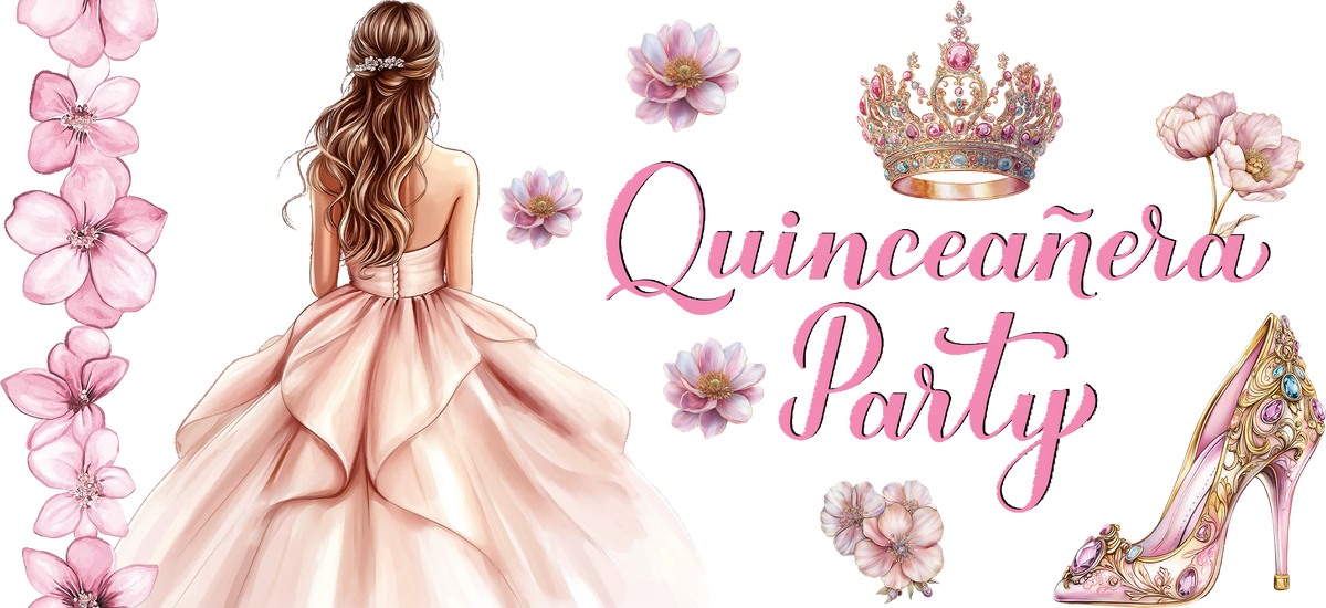 Sueños de Quinceañera para Snowglobe 16 oz (Quince)