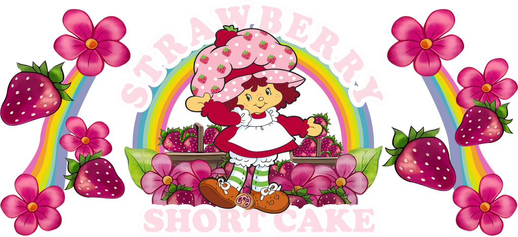 Dulce Mundo de Fresas para Snowglobe 16 oz (Rosita Fresita)