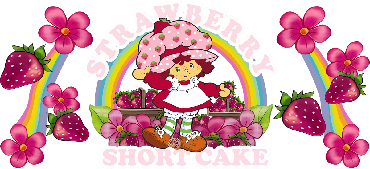 Dulce Mundo de Fresas para Snowglobe 16 oz (Rosita Fresita)