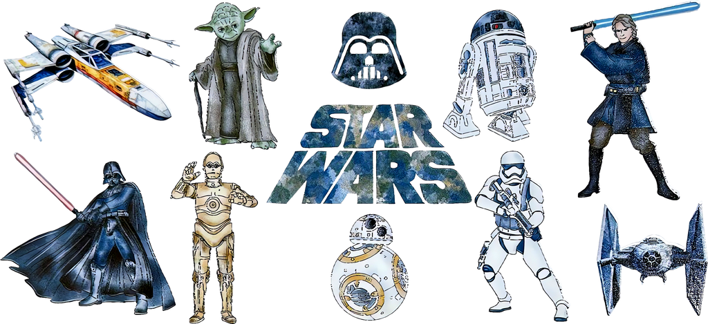 Aventuras Épicas en la Galaxia para Vasos Snowglobe de 16 oz (Star Wars)