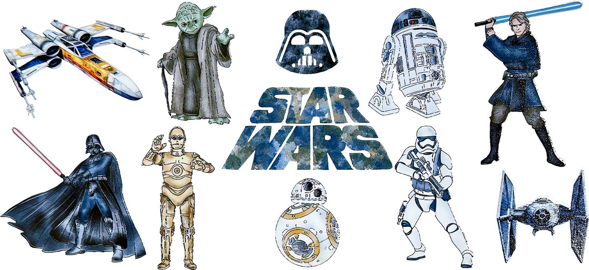 Aventuras Épicas en la Galaxia para Vasos Snowglobe de 16 oz (Star Wars)