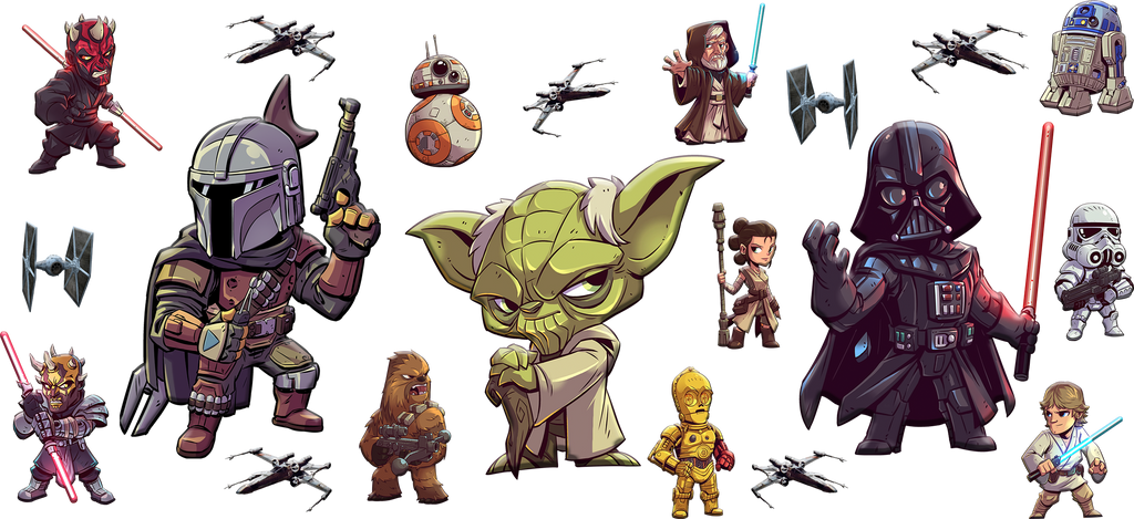 Aventuras Épicas en la Galaxia para Vasos Snowglobe de 16 oz (Star Wars)