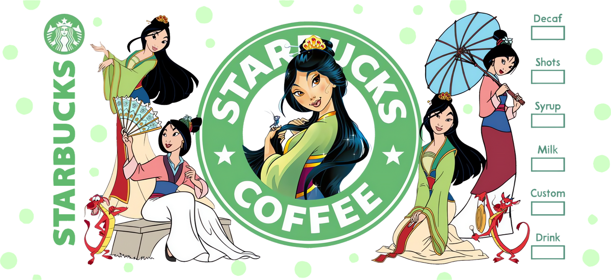 Café Verde y Encanto para Vasos Snowglobe de 16 oz (Starbucks)