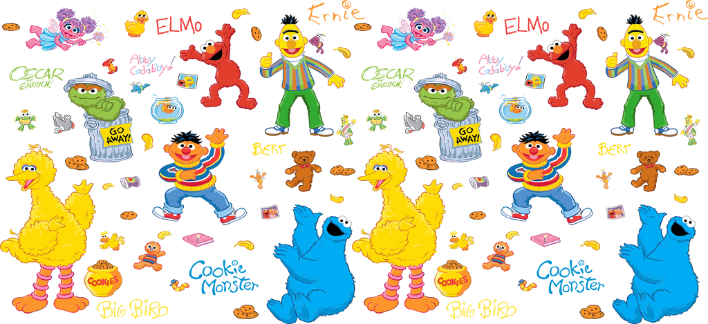 Amigos Peluditos para Snowglobe 16 oz (Sesame Street)
