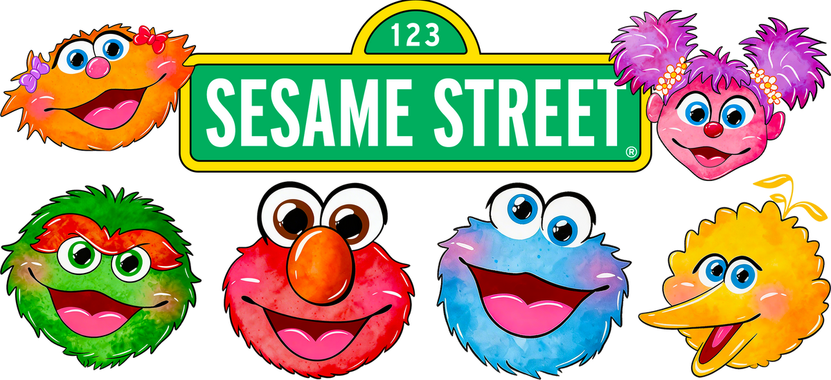 Amigos Peluditos para Snowglobe 16 oz (Sesame Street)