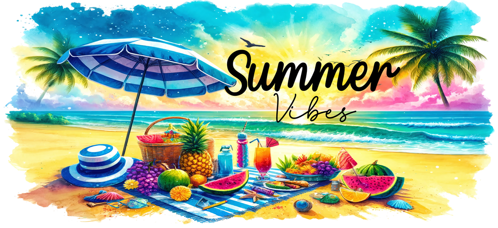 Verano junto al Mar para Snowglobe 16 oz (Summer Ocean)