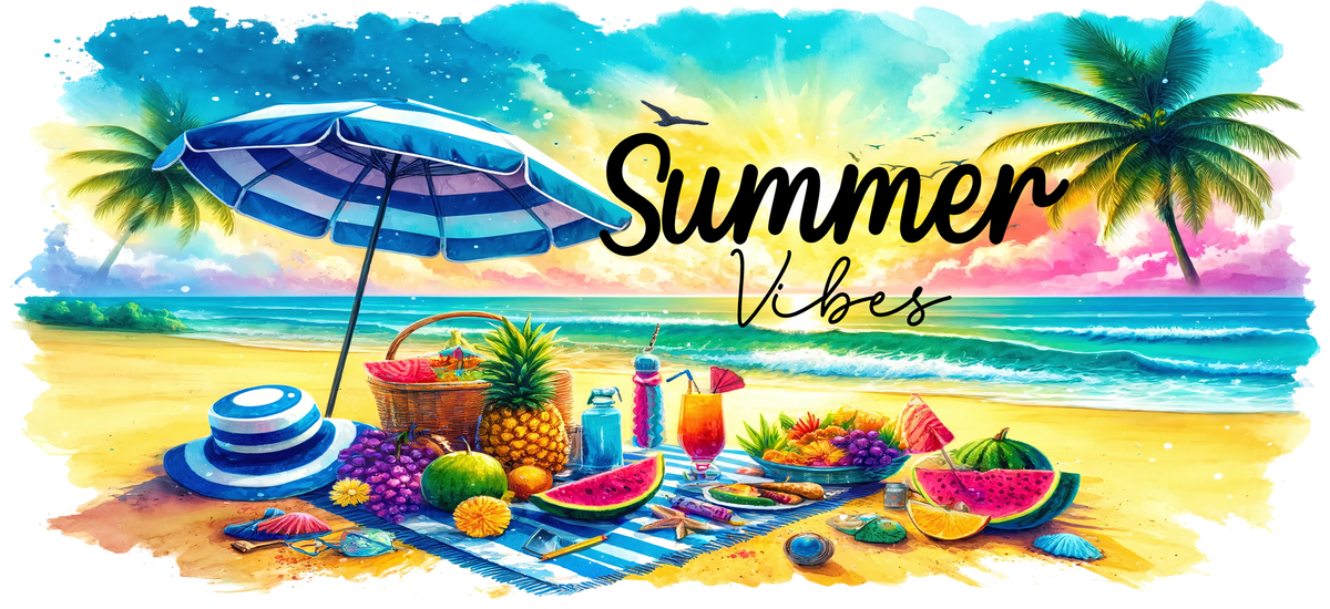 Verano junto al Mar para Snowglobe 16 oz (Summer Ocean)