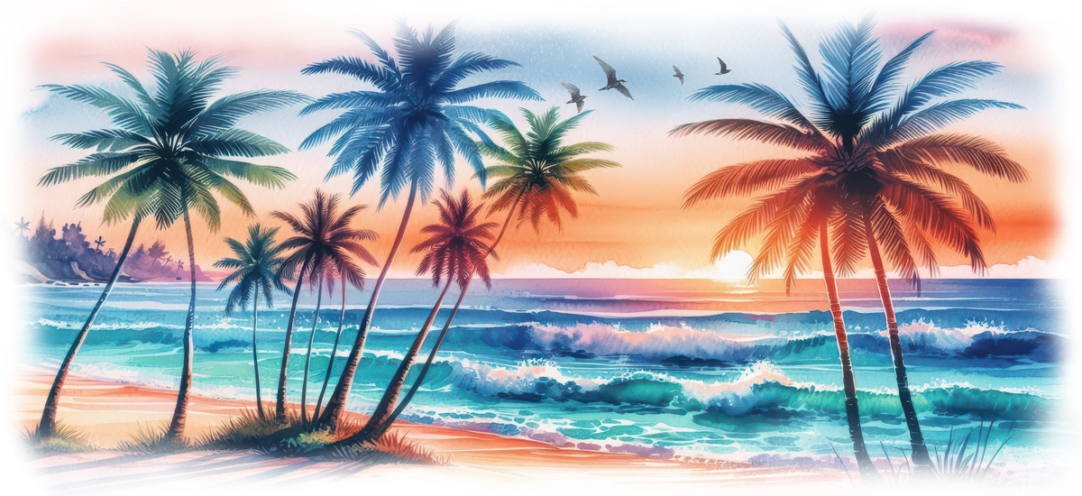 Verano junto al Mar para Snowglobe 16 oz (Summer Ocean)