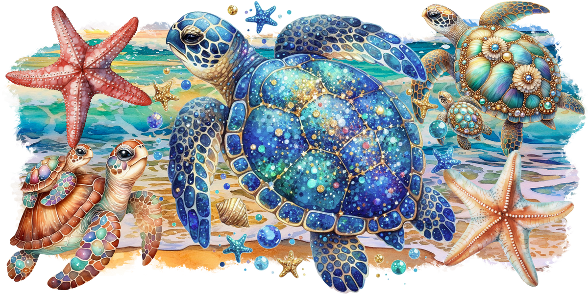 Verano junto al Mar para Snowglobe 16 oz (Summer Ocean)