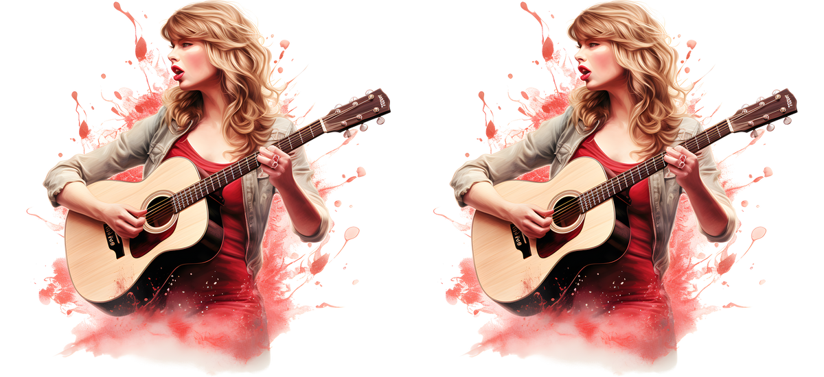 Eras de Música y Brillo para Vasos Snowglobe de 16 oz (Taylor Swift)