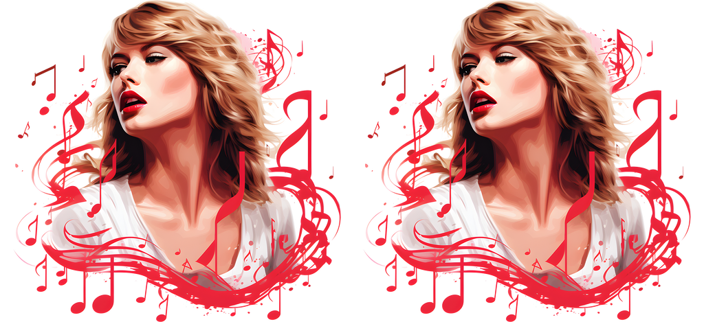 Eras de Música y Brillo para Vasos Snowglobe de 16 oz (Taylor Swift)