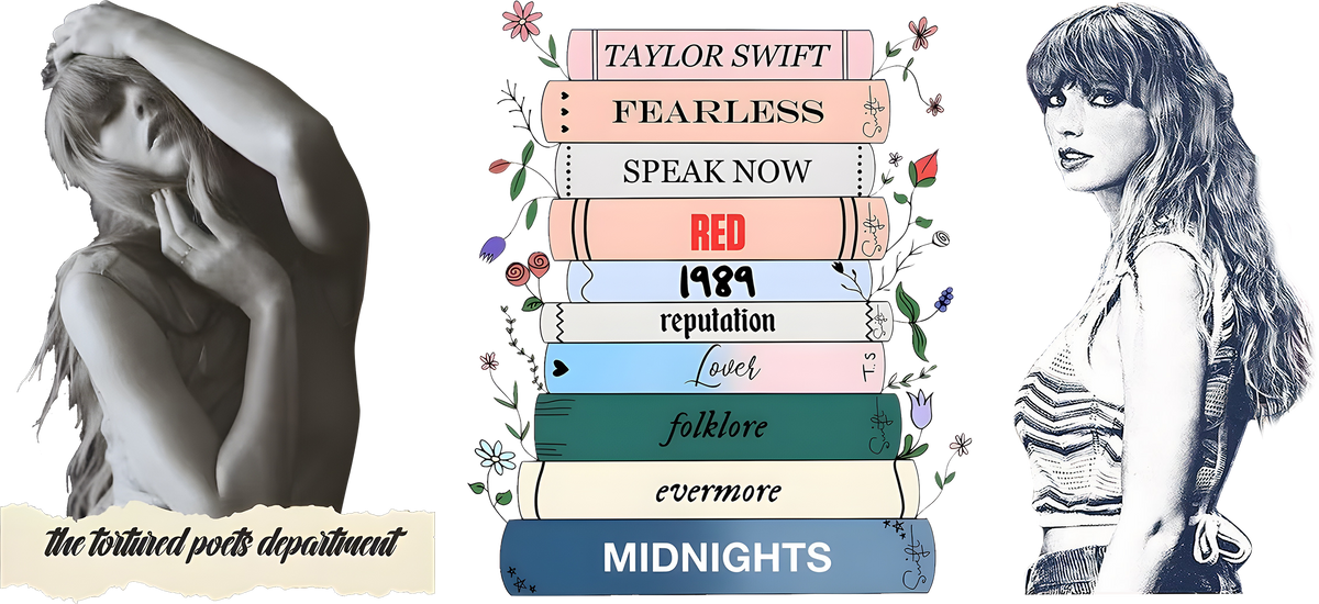 Eras de Música y Brillo para Vasos Snowglobe de 16 oz (Taylor Swift)