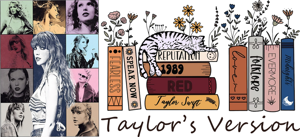 Eras de Música y Brillo para Vasos Snowglobe de 16 oz (Taylor Swift)
