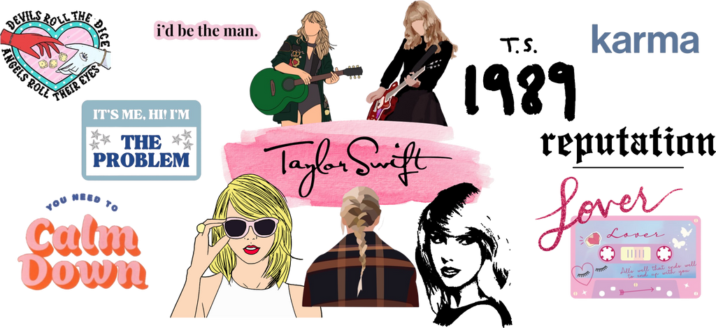 Eras de Música y Brillo para Vasos Snowglobe de 16 oz (Taylor Swift)
