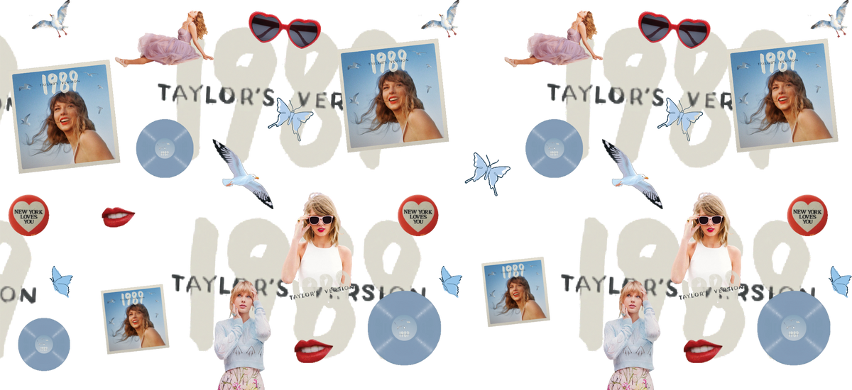 Eras de Música y Brillo para Vasos Snowglobe de 16 oz (Taylor Swift)
