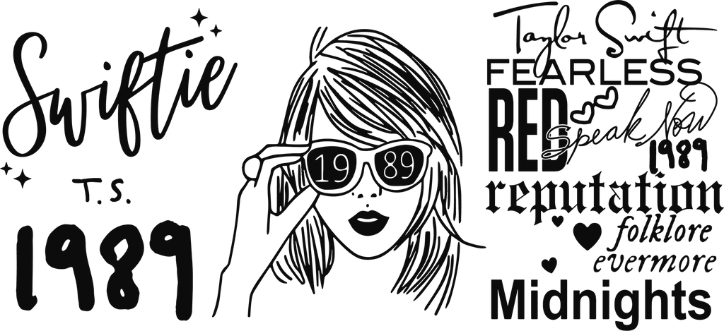 Eras de Música y Brillo para Vasos Snowglobe de 16 oz (Taylor Swift)