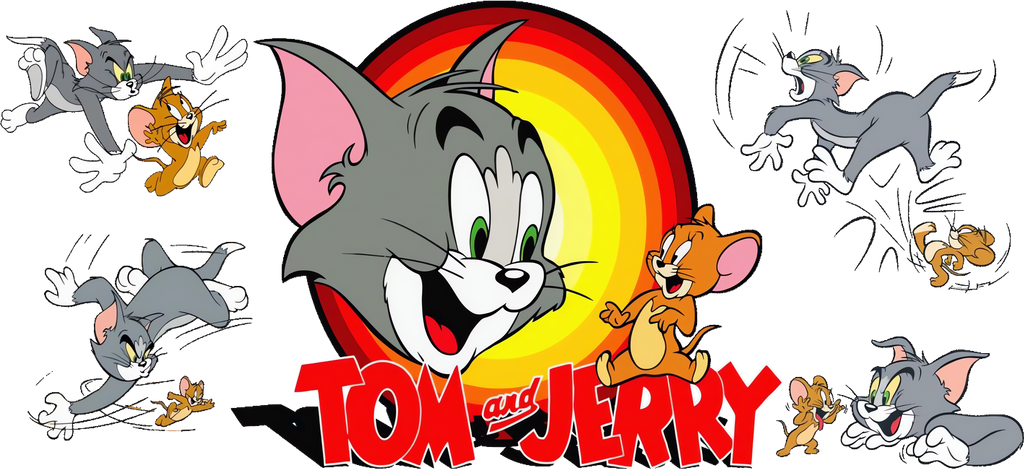 Travesuras de Gato y Ratón para Vasos Snowglobe de 16 oz (Tom y Jerry)