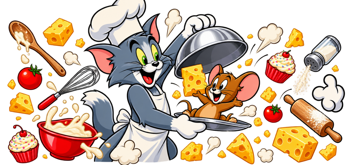 Travesuras de Gato y Ratón para Vasos Snowglobe de 16 oz (Tom y Jerry)